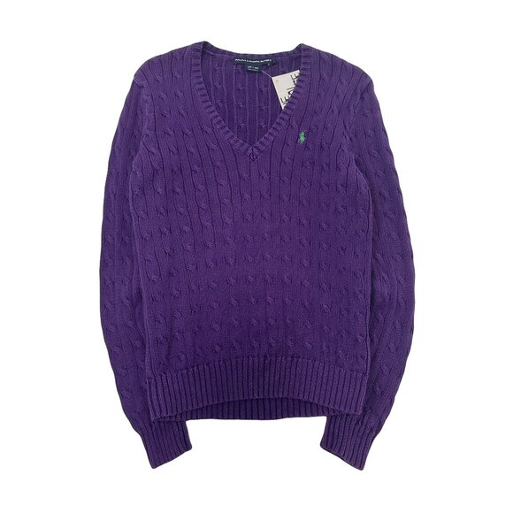 Polo Ralph Lauren Sweaters - Vintage Polo Ralph Lauren Cable Knit Sweater Women's L